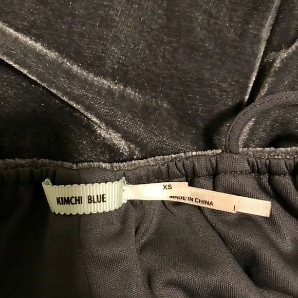 SOLD Velvet Mini Dress - Picture 6 of 6